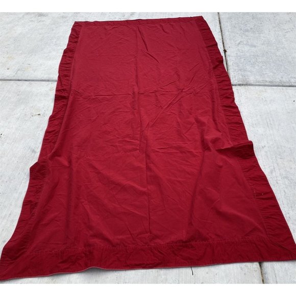 Target Other - Christmas Tablecloth Coverlet Blanket Target 2009 Velvet Trim Corner Flower Trim